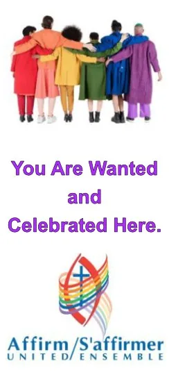 Affirming Ministry poster at St. Paul’s United Church